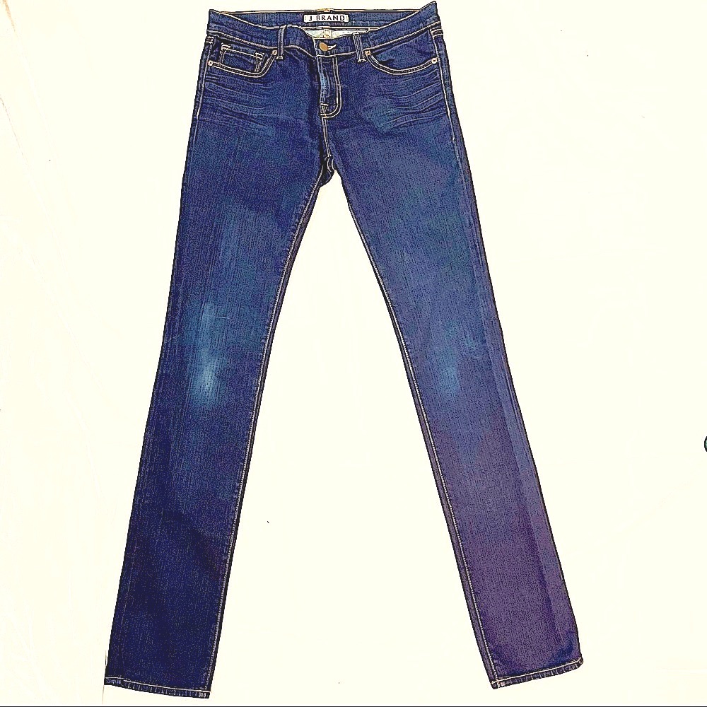 J Brand Low Rise Pencil Leg Jeans